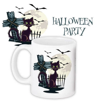 Чашка з принтом Halloween party 330 мл