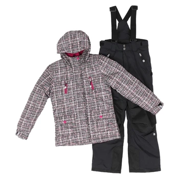 Зимний термокомплект SNO F18M322-Black_Raspberry светло-серый с черным 152 - 164 см (F18M322-Black_Raspberry-14)