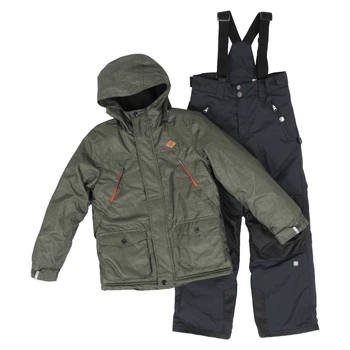 Зимний термокомплект SNO F18M307-Grapeleaf_Black оливковый с черным 164 - 172 см (F18M307-Grapeleaf_Black-16)