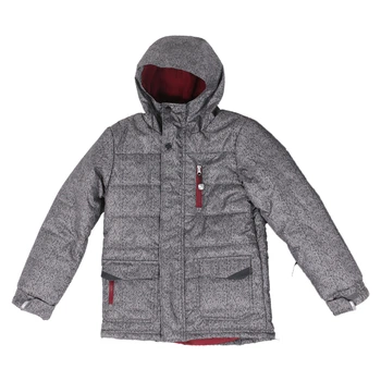 Зимова куртка SNO F18J313-Deepgray сірий з бордовим 164 - 172 см (F18J313-Deepgray-16)