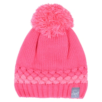 Зимняя вязаная шапка SNO F18TU322-Ght_Coral коралловый 56-60 см (F18TU322-Ght_Coral-o/s)