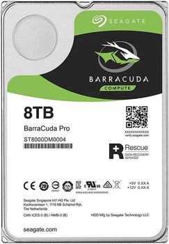 Накопитель HDD SATA 8.0TB Seagate BarraCuda Pro 7200rpm 256MB (ST8000DM0004)