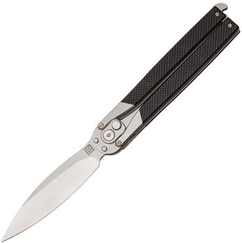 Нож Artisan Cutlery Kinetic Balisong, D2, G10 Flat Black (27980208)