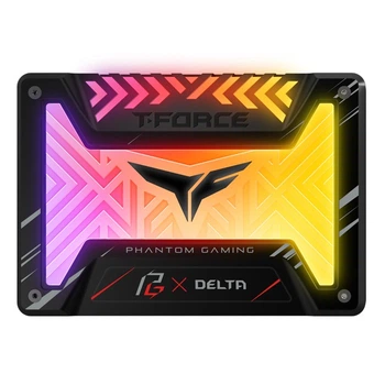 Накопитель SSD 250GB ASRock T-Force Delta Phantom Gaming RGB 2.5" SATAIII TLC (T253PG250G3C313)