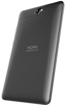 Планшетный ПК Nomi C080034 Libra4 8” 4G 16GB Dual Sim Dark Grey; 8" (1280x800) IPS / MediaTek MT8735B / ОЗУ 2 ГБ / 16 ГБ встроенной + microSD до 32 ГБ / камера 2 Мп + 0.3 Мп / 4G (LTE) / Wi-Fi, Bluetooth / GPS, GLONASS / ОС Android 8.0 (Oreo) / 212 x 124