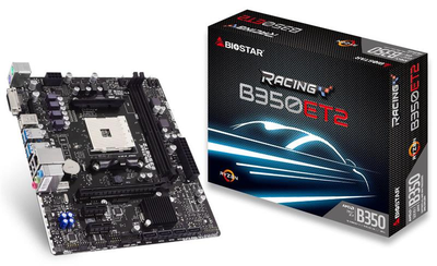 Материнская плата Biostar B350ET2 Socket AM4