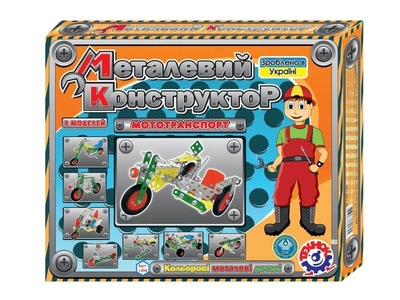 Конструктор металлический Технок "Мототранспорт" 1394