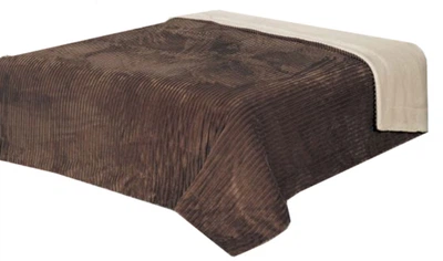 Покрывало Двухстороннее Mesa Witold 160x200 см Бежевое, Коричневое (5901383843220)