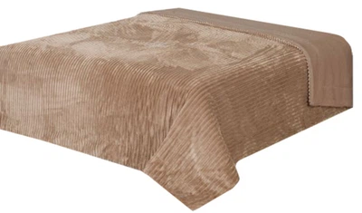 Покрывало Двухстороннее Mesa Witold 160x200 см Коричневое (5901383843183)