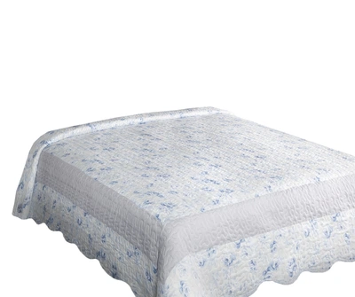 Покрывало Двухстороннее Penny Eurofirany 170x210 см Синее, Серое (5900811423683)