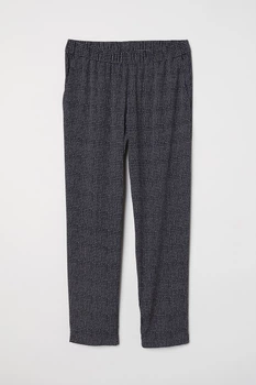 Брюки H&M 38 черно белый 5755427