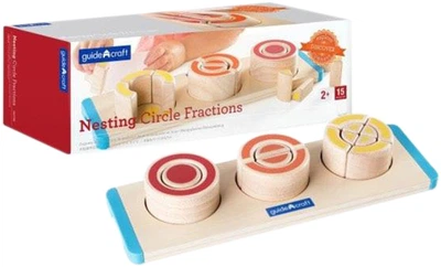 Пазл Guidecraft Manipulatives Круги и сегменты (G6746) (716243067464)