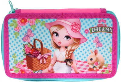 Пенал Class Girl's Dreams 2 отделения пустой (99500/8591662995008)