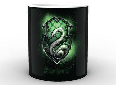 Кухоль GeekLand Harry Potter Гаррі Поттер Slytherin HP.02.007 Білий.809 ( 10297 )