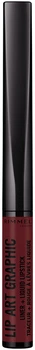 Pomadka w płynie Rimmel Lip Art Graphic 2-w-1 810 z konturówką 1,8 ml (3614227448773)