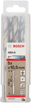 Zestaw wierteł Bosch HSS-G 10.5 mm 5 szt 2608595078 (3165140290784)