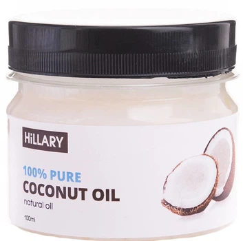 Кокосовое рафинированное масло Hillary Coconut Oil 100 г (4820209070521/4823116600041)