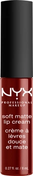 Рідка помада для губ NYX Professional Makeup Soft Matte Lip Cream 27 Madrid (800897848972)
