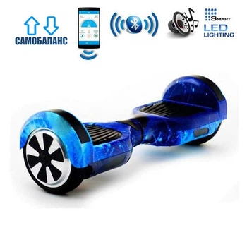 Гироборд Smart Balance Wheel U6 Premium +Autobalance +Арр 6.5" Звездное небо (4607558)