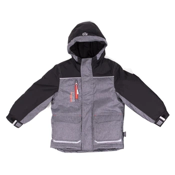 Зимняя куртка NANO F18MS291-Black серый с черным 124 - 132 см (F18MS291-Black-7)