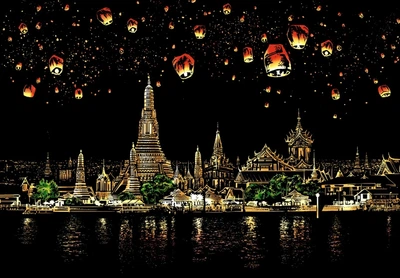 Скретч картина "Chiang Mai" (Чіанг Травень)