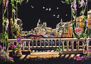 Скретч картина Venice (Венеція у кольорі)