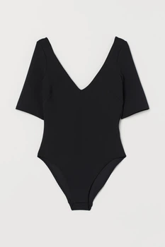 Боди H&M XS черный 511807473