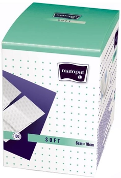 Пластырь медицинский Mаtораt Soft 6 см х 10 см 100 шт (5900516896416)