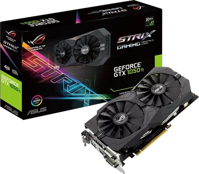 Видеокарта GF GTX 1050 Ti 4Gb GDDR5 Strix Gaming Asus (STRIX-GTX1050TI-GAMING)