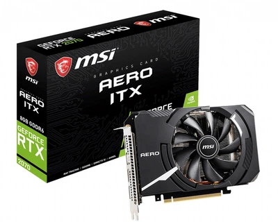 Видеокарта GF RTX 2070 8GB GDDR6 Aero ITX MSI (GeForce RTX 2070 Aero ITX 8G)