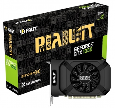 Видеокарта GF GTX 1050 2GB DDR5 StormX Palit (NE5105001841-1070F)