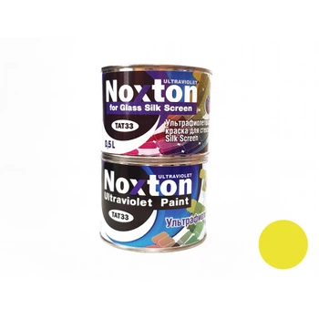 Флуоресцентная краска для стекла NoxTon Silk Screen for Glass желтая