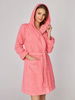 Халат женский ELLEN LDG 101/001 XL розовый