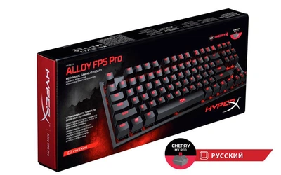 Клавиатура игрвая HyperX Alloy FPS Pro Cherry MX Red (HX-KB4RD1-RU/R1)