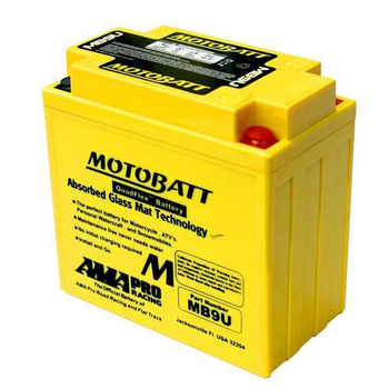 Мото акумулятор Motobatt MB9U 11 Аһ, 140 А, (+/-)(-/+), 136x76x133 мм