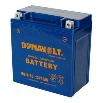 Мото акумулятор DYNAVOLT MG16-BS 16 Аһ, 190 А, 151х87х161 мм