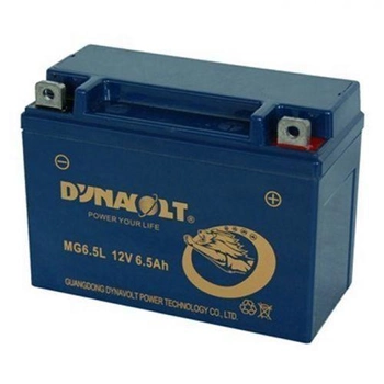 Мото аккумулятор DYNAVOLT MG6,5L 6,5 Аh, 70 А, 139х66х101 мм