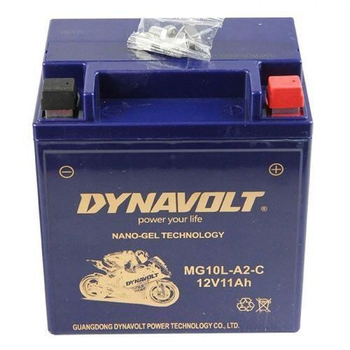 Мото аккумулятор DYNAVOLT MG10L-A2-C 10 Аh, 170 А, 134х88х145 мм