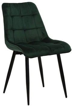 Стул для кухни и гостиной Vetro Mebel N-46 Изумрудный (N-46-emerald-velvet/ black)