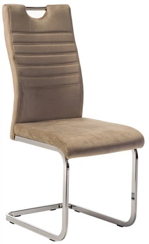 Стілець для кухні та вітальні Vetro Mebel S-120 Капучино (S-120-cappuccino-velvet)