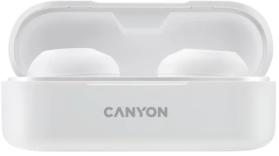 Słuchawki bezprzewodowe Canyon TWS-1 Białe(CNE-CBTHS1W)