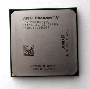 Процессор AMD Phenom II X4 955 Black Edition 3,2GHz sAM3 Tray 125w (HDZ955FBK4DGI) Deneb Б/У