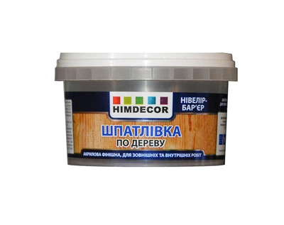 Шпаклівка по дереву Біла Himdecor 0.35 кг