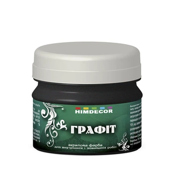 Акрилова декоративна фарба Himdecor СК-29 "Графіт" 0.1 кг