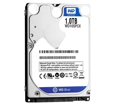 Жесткий диск Western Digital 1Tb 2.5 SATAIII WD10SPCX Blue, Factory Refurbished