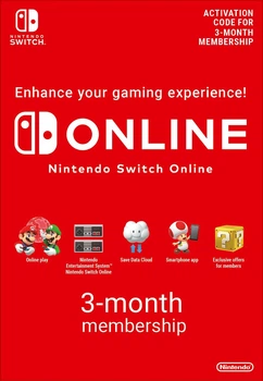 Nintendo Switch Online Gift Card 3 місяці США/US/USA регіон