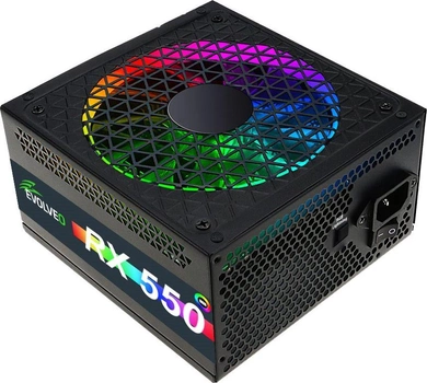 Блок питания Evolveo RX 550W RGB (czerx550)