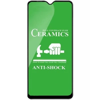 Захисне скло-плівка Fiji Ceramics для Xiaomi Redmi A1 Plus / Redmi A2 Plus повне проклеювання чорний