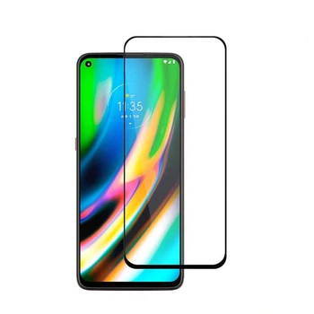 Защитное стекло LUX для Motorola Moto G9 Plus Full Сover черный 0,3 мм в упаковке