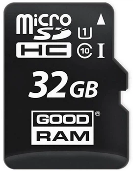 Карта памяти Goodram microSDHC/SDXC class10 UHS-1 SD adapter 32Gb